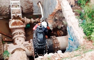 Dará CAEM mantenimiento a la red de distribución de agua potable en Ecatepec