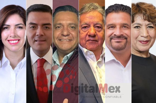 Melissa Vargas, Oscar Sánchez, Ricardo Moreno, Higinio Martínez, Gerardo Pliego, Delfina Gómez 