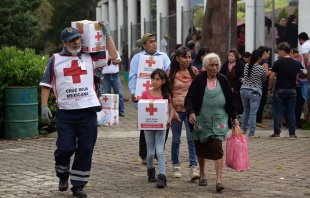 Entrega Cruz Roja Edomex 252 toneladas de ayuda a damnificados por sismo
