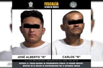 José Alberto “N” y Carlos “N” fueron detenidos por su probable participación en un secuestro exprés con fines de robo.