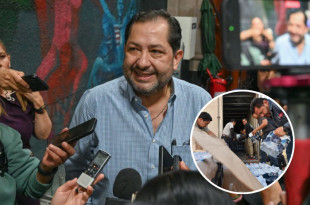 Francisco Vázquez ofrece declaraciones sobre la entrega de ayuda humanitaria a Veracruz