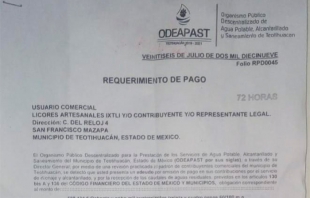 Pretenden cobrar 88 mil pesos por uso de drenaje a artesanos de Teotihuacan