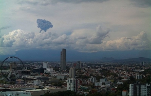 #Video: Popocatépetl registra tres explosiones en las últimas 24 horas
