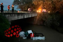 El accidente ocurrió el viernes, cuando su camioneta Pick Up blanca perdió el control.