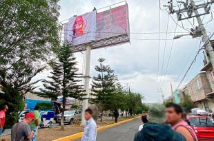 Propaganda de la candidata Alejandra del Moral en Chimalhuacán