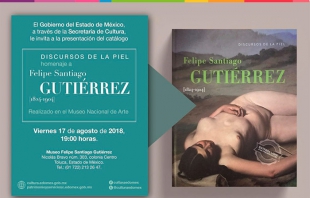 Presentan catálogo &quot;Discursos de la piel, homenaje a Felipe S. Gutiérrez&quot;