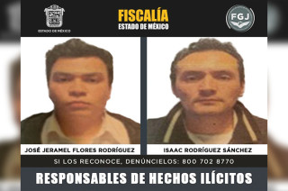 Isaac Rodríguez Sánchez y José Jeramel Flores.