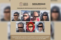 Se aseguraron cuatro armas largas, más de 60 bolsas de plástico con marihuana, diez con cocaína, 29 con una sustancia propia del cristal, una réplica de arma de fuego, celulares y dos lonas con los mapas de Jilotepec y Acambay.
