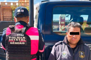 Policías atendieron un caso de violencia contra la mujer y, tras el señalamiento directo de la víctima, detuvieron al presunto agresor en el domicilio.