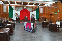 La gobernadora Delfina Gómez Álvarez presentó ante el Congreso del Estado de México la iniciativa para crear la Ley Estatal contra la Extorsión.