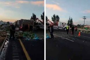 #Video: ¡Precaución! Cierre total en la México-Querétaro por accidente