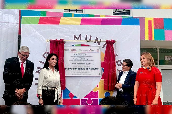 La presidenta municipal Ana Muñiz Neyra encabezó la inauguración de la Unidad Municipal de Autismo (UMA).