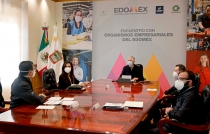 Reunión gobernador-empresarios para reactivación económica del #Edomex