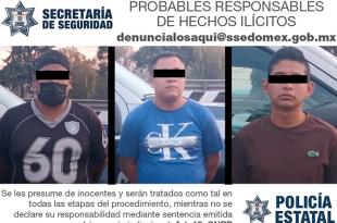 Hay tres hombres detenidos. 