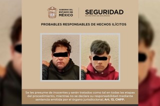 Israel &quot;N&quot; de 45 años y Sergio &quot;N&quot; de 18.