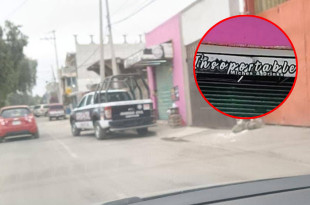 Elementos policiacos resguardaron el área tras el ataque armado ocurrido en el local de micheladas “La Insoportable