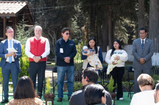 Plantación de árboles del programa “Un árbol por cada hija o hijo nacido” en el Estado de México.