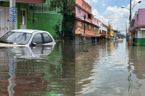 Inundaciones en Neza y La Paz.