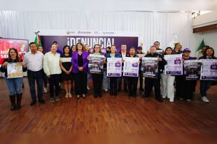 Azucena Cisneros Coss presentó la Cruzada Violeta 360, una estrategia que busca prevenir la violencia familiar y acercar atención integral a mujeres en las comunidades de Ecatepec.