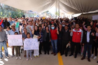 Mejoran calles en el municipio de Zinacantepec