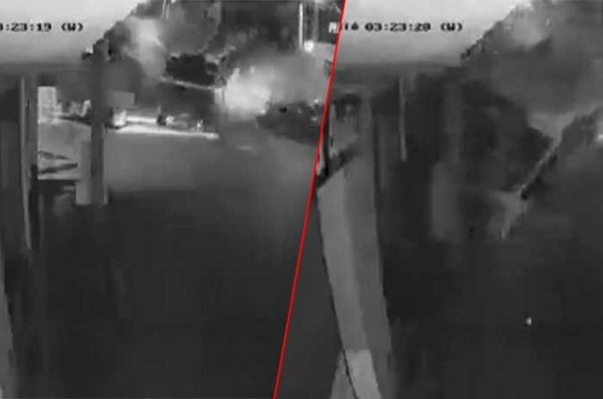 #Video: Microbús se queda sin frenos causando aparatoso accidente, en Edoméx