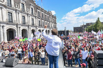 Video: Delfina Gómez llama a la unidad en apoyo a Claudia Sheinbaum en Edoméx