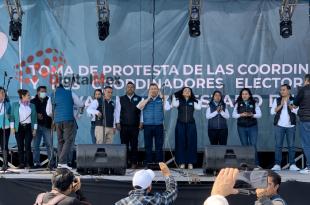 Más de 10 mil aliancistas se congregaron en Toluca.