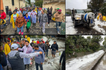 Isaac Montoya supervisa las zonas afectadas
