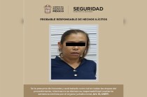 Lucia “N” de 42 años de edad fue puesta a disposición de la Fiscalía Regional con sede en el municipio. 