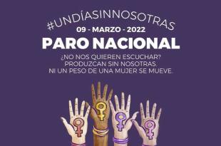 Convocatoria #UnDíaSinNosotras 2022