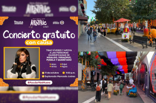 Asistentes participan y disfrutan de las actividades culturales de la Feria Alfeñique 2025 en Toluca