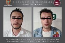 Los sujetos son investigados por su probable participación en el delito extorsión.