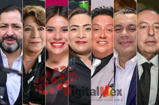 Paco Vázquez, Delfina Gómez, Susana Estrada, Carmen de la Rosa, Luisa Esmeralda Navarro, Sergio Gutiérrez, José Luis Cervantes