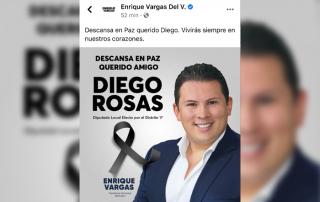 Con una diferencia de 25 mil 219 votos sobre su adversario más cercano, Diego Rosas Anaya había sido elegido como Diputado Local del PAN por el Distrito 17.