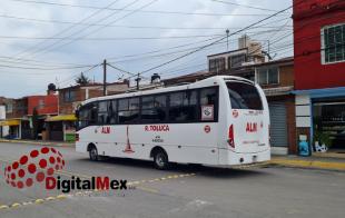 Los camiones que prestan servicio en el Valle de Toluca actualmente pueden llevar a menos de 20 personas