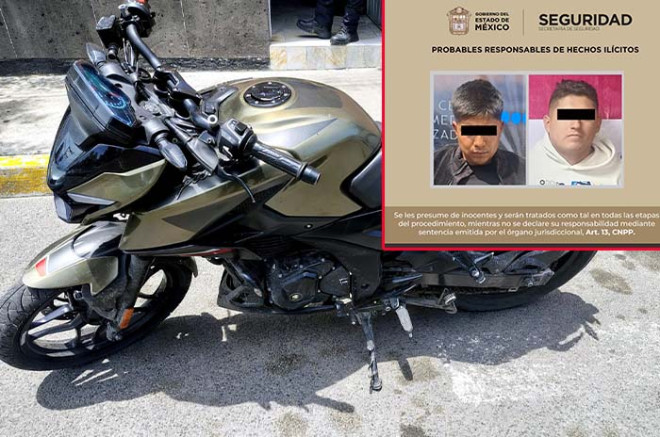 Los oficiales detuvieron a Eduardo “N” de 22 años y Ulises “N” de 20 años. 