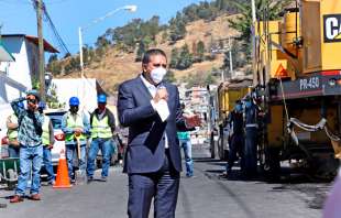 Juan Rodolfo Sánchez Gómez, dio el banderazo de inicio en la delegación San Mateo Oxtotitlán