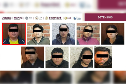 Operativos simultáneos en Edoméx y CDMX permitieron asegurar droga, dinero y detener a nueve presuntos integrantes de una célula delictiva.