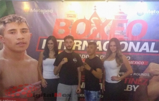 Boxeo internacional en Feria de Metepec