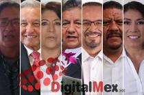 Lorena, mamá de Fátima, AMLO, Delfina Gómez, Hignio Martínez, Omar Ortega, Martín Zepeda, María Luisa Mendoza