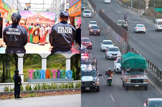 Se instalarán módulos de atención a visitantes y habrá vigilancia en cajeros, procesiones y eventos masivos, con estricto apego a derechos humanos.