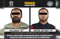 Ricardo “N” y Hever Arturo “N” fueron ingresados al Centro Penitenciario y de Reinserción Social de la zona.
