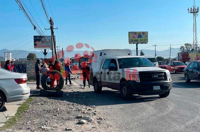 Los hechos se registraron a la altura de San Nicolás Tolentino