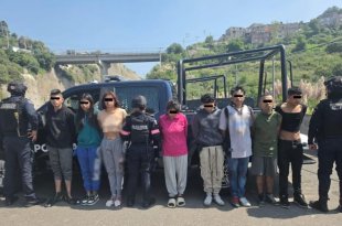 Elementos de la SSEM y Guardia Nacional detuvieron a ocho personas investigadas por un homicidio en Naucalpan.