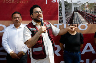 El alcalde cortó el listón inaugural de estos puentes renovados, en los poco más de 8 kilómetros de esta vialidad, que ya brindan mayor seguridad a las y los naucalpenses.