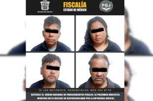 Los cuatro detenidos vinculados a proceso por homicidio en Huehuetoca