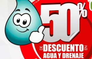 Bonificación de 50% en pago de servicios de agua 2017 en Toluca