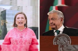 Andrés Manuel López Obrador sostuvo que las críticas de la política son porque Gálvez es aspirante a candidata.