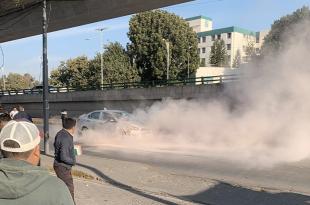 Los hechos se registraron sobre la avenida Lomas Verdes.