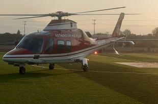 El pequeño de nombre Mateo y su madre fueron trasladados en un helicóptero Relámpago a un hospital en Toluca.